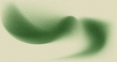 Abstract White and Green wave grainy texture background for banner