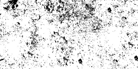 Distressed rough Splat isolated distress background Grunge wall and black and white Dark noise granules Black grainy texture isolated on white background.