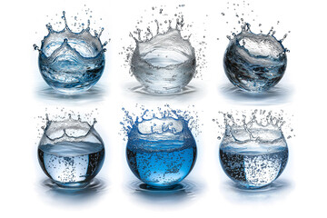 Dramatic water surface splash Water Splash Transparent Image