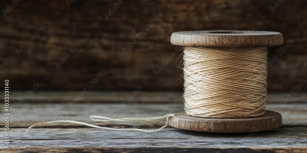 Poster spool of thread and copyspace