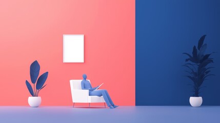 A counseling session where a therapist is recording notes as they listen to the patient's concerns.