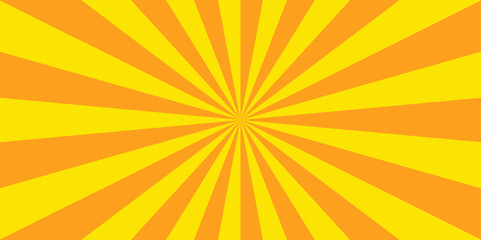 Vector illustration pattern beam rays sunburst abstract background. Abstract comic colorful vintage background.	