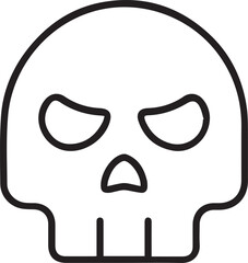 Skull icon symbol vector image illustration
