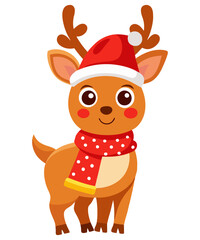 Christmas reindeer clipart