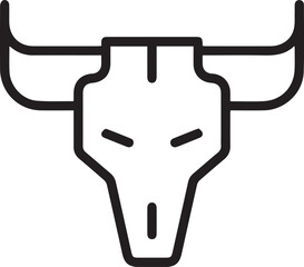 Skull icon symbol vector image illustration
