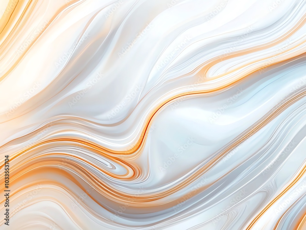Poster Elegant abstract marble background featuring smooth waves and soft colors, perfect for design and artistic projects.