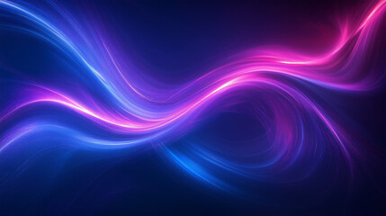 Abstract blue and purple background. Bright swirl lines.

