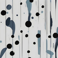 minimalist wallpaper with dots and lines, black, blue and white pattern with circles, shapes made of ink on white background