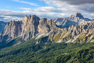 Cortina d'Ampezzo da rifugio funivia  Faloria