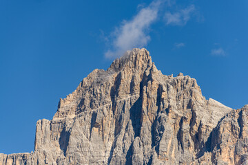San Vito di Cadore, monte Pelmo, monte Sorapis, monte Antelao, Belluno, Veneto, Italia