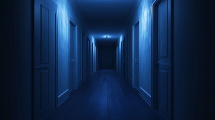 Enigmatic Haunted House Halloween Map with Dark Hallways and Hidden Rooms in Stunning 3D Illustration