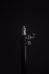 Lighting affordable photography stand product isolated on black background
