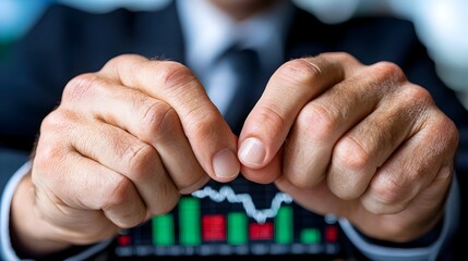 Naklejka premium Close up view of hands exchanging and bonds digitally showcasing the modern technology driven nature of investment and financial transactions in the evolving financial landscape