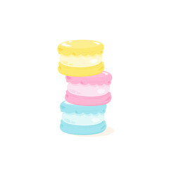 colorful macaron sweet
