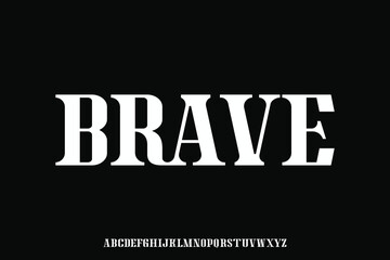 Display alphabet font vector design suitable for headline, poster, logo, magazine and many more