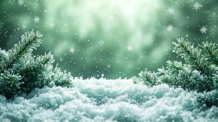 winter forest background