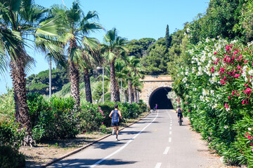 Ciclovia dei Fiori, Ciclabile Liguria di Ponente, Imperia Sanremo Ospedaletti