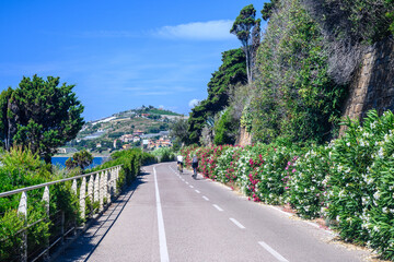 Ciclovia dei Fiori, Ciclabile Liguria di Ponente, Imperia Sanremo Ospedaletti