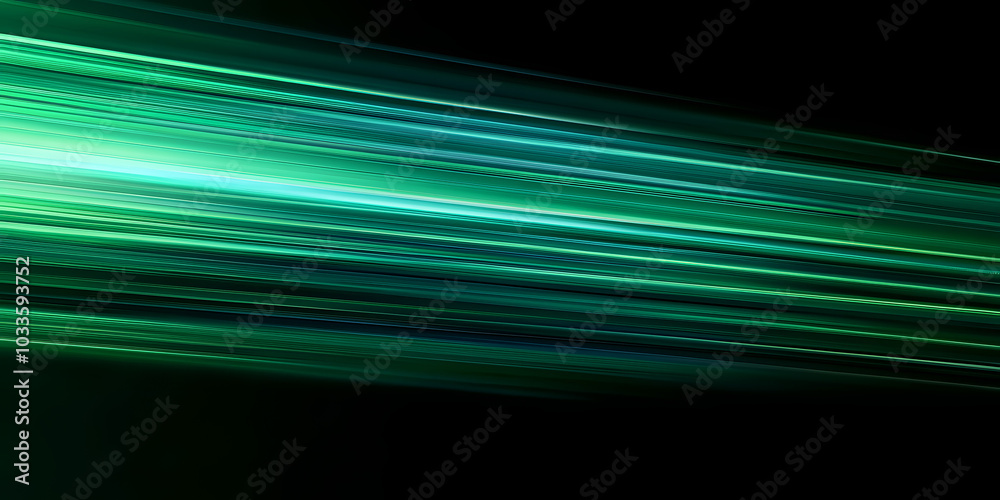 Sticker abstract speed light soft green stripe lines background. blank space