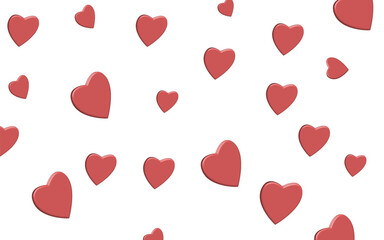 Love seamless pattern doodle