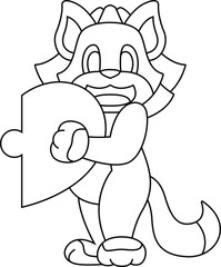 Cat Bride Heart Wedding Animal Vector Graphic Art Illustration