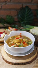 Smash fried chicken with super spicy sambal