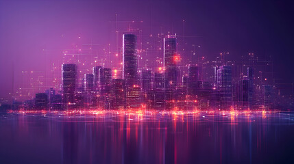 Fototapeta premium A scenario where AI coordinates a global network of virtual healthcare providers, ensuring that patients anywhere can receive immediate medical attention and medication