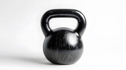 Fototapeta premium Heavy kettlebell isolated on white background. 