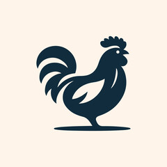 Chicken logo icon vector illustration
