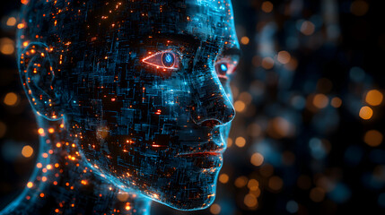 A vision of the future where AI-driven mental health programs create virtual support groups that evolve based on participants' psychological profiles and progress