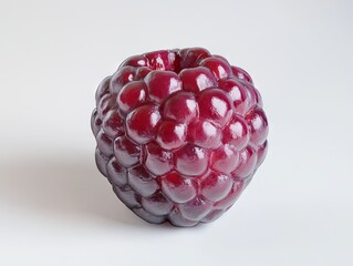 Blackberry fruit on the white background