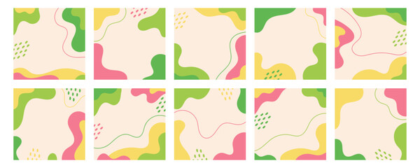 Abstract Organic Background Set