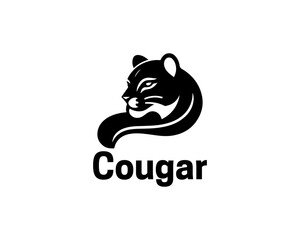 Cougar Logo Design Vector