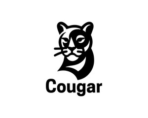 Cougar Logo Design Vector 