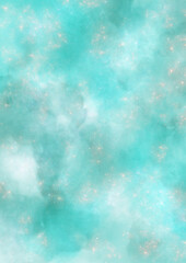 明るい緑のぼかしたキラキラ背景