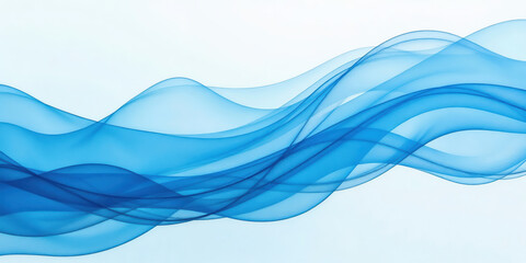 Fluid Serenity: Waves of Blue-2