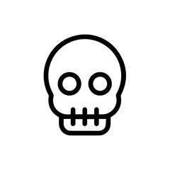 Skull icon symbol vector image illustration
