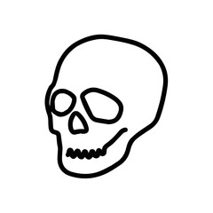 Skull icon symbol vector image illustration
