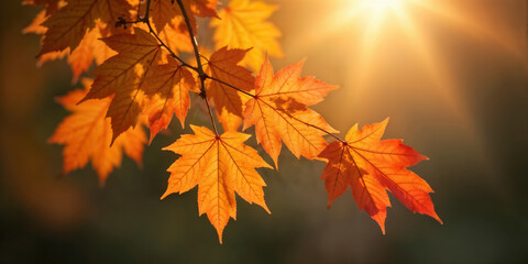 Fototapeta premium Golden Leaf Embrace-5