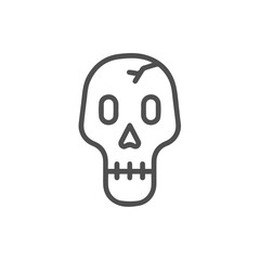 Skull icon symbol vector image illustration
