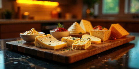 Cheese Platter with Ambient Lighting-1.