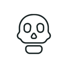 Skull icon symbol vector image illustration
