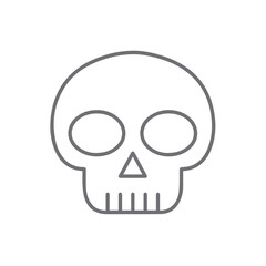 Skull icon symbol vector image illustration
