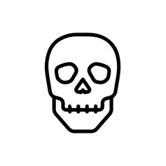 Skull icon symbol vector image illustration
