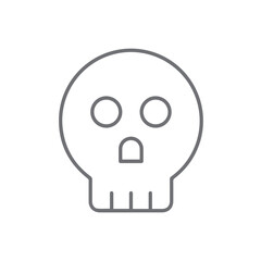 Skull icon symbol vector image illustration
