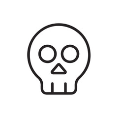 Skull icon symbol vector image illustration
