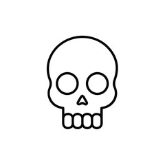 Skull icon symbol vector image illustration
