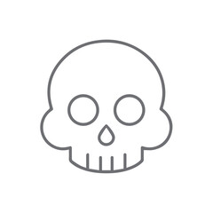 Skull icon symbol vector image illustration
