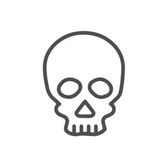 Skull icon symbol vector image illustration
