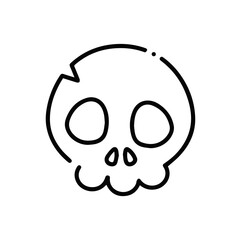 Skull icon symbol vector image illustration
